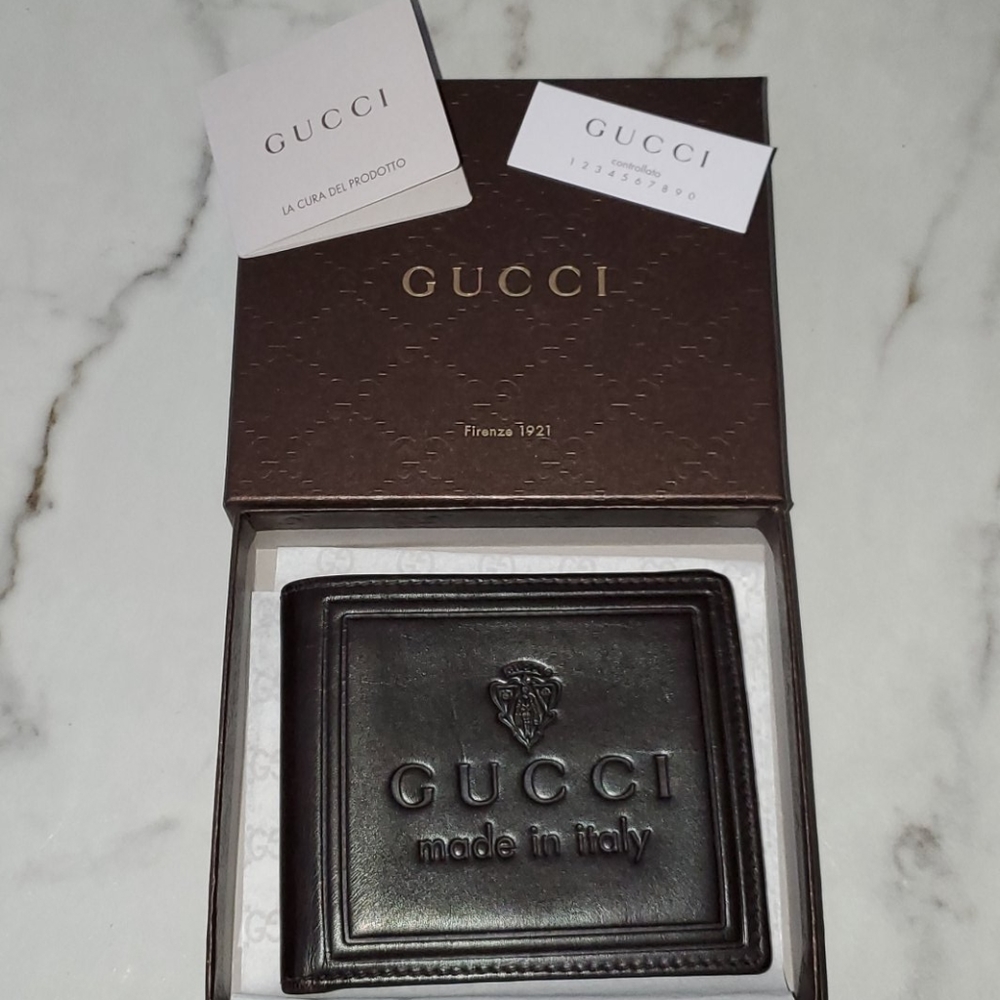 Gucci Brown Bifold Wallet